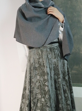 裳裳者华 银河 秋冬唐制压花加绒八破裙齐腰交窬裙交输裙日常汉服