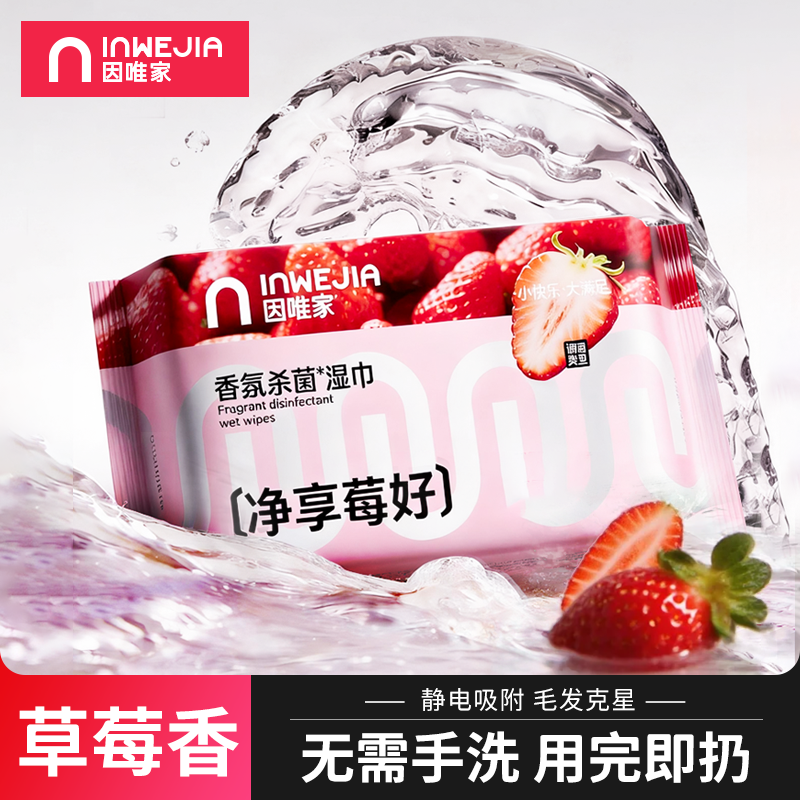 拖地湿巾地板清洁一次性拖布静电除尘纸除菌拖把纸加厚擦地湿纸巾