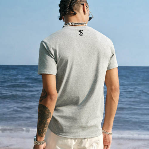 ASEN同款 STK SmallTownKid 基础紧身短袖T恤 美式复古休闲街头