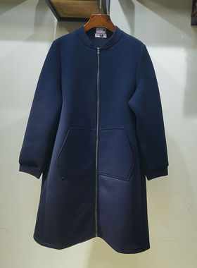 YUN韫2023秋装新款中长款空气层韩版宽松休闲拉链外套女风衣2986K