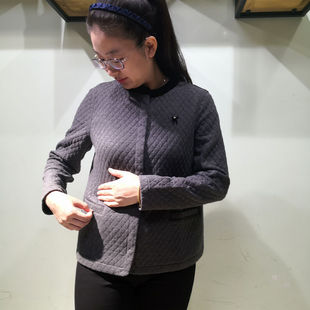 新款 丝绒领夹棉外套女夹克韩版 女装 韫2020冬季 显瘦薄棉衣女士大码