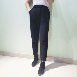 新品 裤 女装 休闲正装 3122 高级感针织茧型女加厚长裤 YUN韫2023冬季