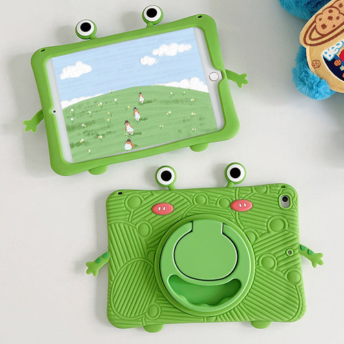 硅胶软壳横竖支撑卡通全包平板套