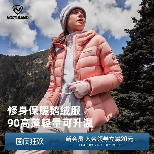 新款防风防泼水可升温鹅绒羽绒服