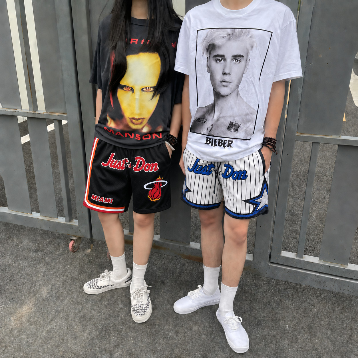 JD热火魔术队运动休闲短裤