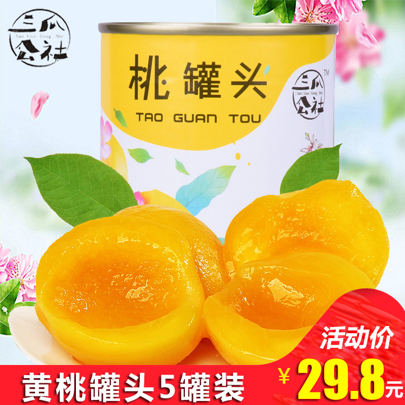 Èý¹Ï¹«Éç »ÆÌÒ¹ÞÍ·Ë®¹ûÕûÏä425g*5¹Þí¸ÐÂÏÊÌÇË®¹û¹ÞͷɽÁãʳ°üÓÊ