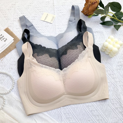 古妃轻薄养护聚拢内衣女大胸显小防下垂无痕侧收副乳文胸罩BCD杯