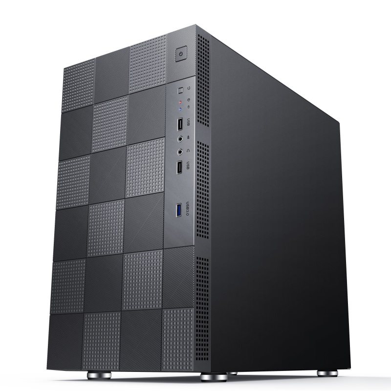 逾辉狂想曲电脑机箱钢化玻璃全侧透台式主机水冷MATX主板游戏机箱