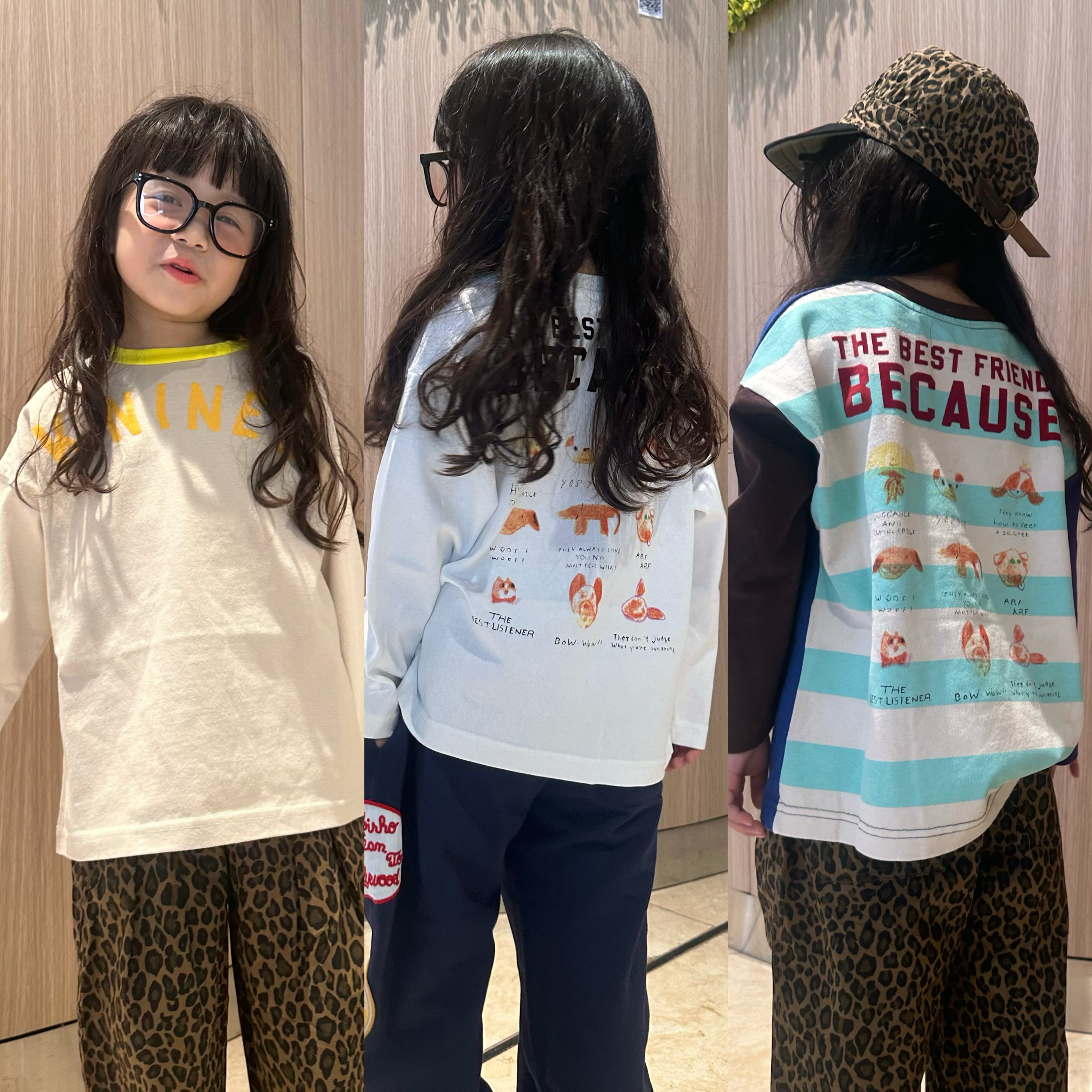 闲闲家春秋款dd儿童卡通印花长袖T恤日系男女童拼接撞色洋气上衣,童装/婴儿装/亲子装,T恤,淘宝优惠券,粉丝福利购,淘宝优惠卷