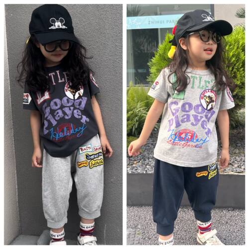 夏季新款男女童卡通印花短袖T恤
