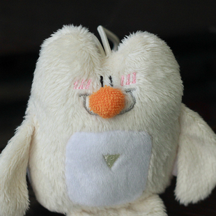 日单 憨憨傻傻的海鸥公仔 创意毛绒小挂件个性女生包包挂饰钥匙扣