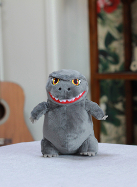 日经典电影哥斯拉公仔Q版哥斯拉玩偶Godzilla收藏毛绒玩具哥吉拉