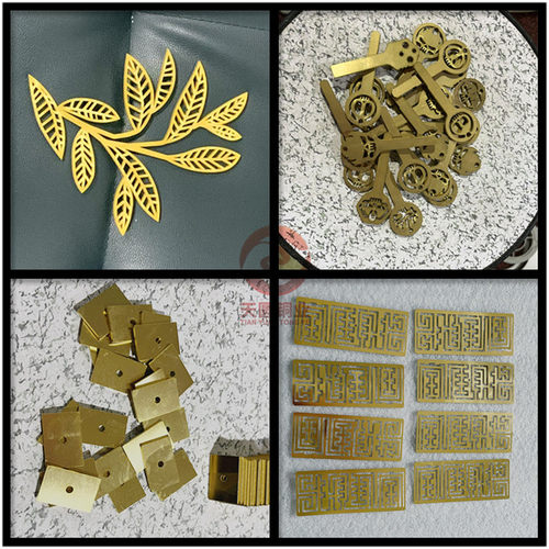 H62黄铜板 铜片铜箔 铜条 圆片垫片 diy异形铜片激光切割加工定制