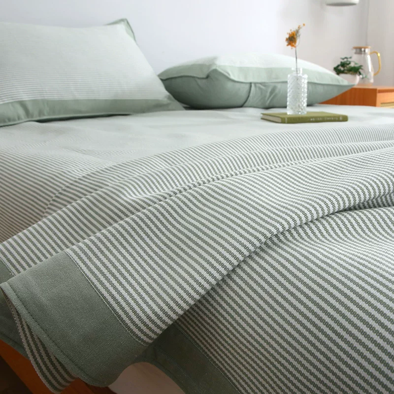 Japanese mat, set, cotton summer sheet, increased thickness, 3 piece set