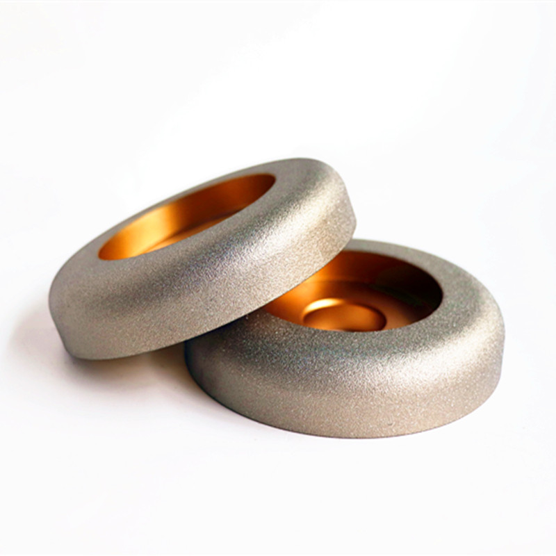 厂家生产钎焊金刚石圆弧砂轮外r内r冲子机外圆弧内圆弧磨钨钢砂轮