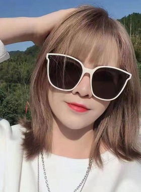 新款韩版爆款墨镜男女士同款大脸显瘦素颜太阳镜时尚潮流大框眼镜