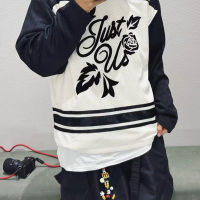 Kith网眼复古美潮拼接速干长袖