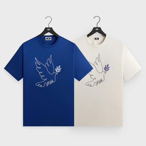 KITH和平鸽印花纯棉宽松短袖T恤