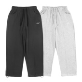 子灰色运动裤 KITH男潮牌刺绣卫裤 束脚长裤 宽松直筒裤 2026春秋新款