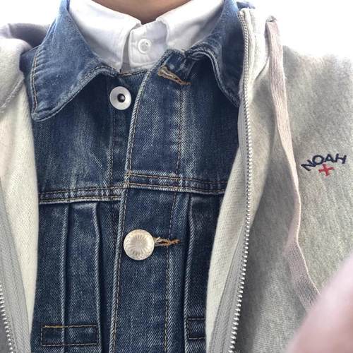 NOAH经典拉链连帽春秋卫衣薄款绒开衫刺绣男女简约情侣长袖帽衫