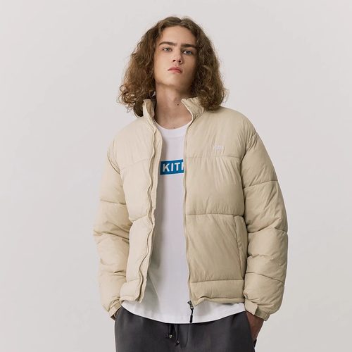 Kith加厚冬季刺绣面包棉服