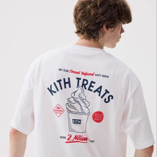 KITHtreats冰淇淋雪糕发泡短袖