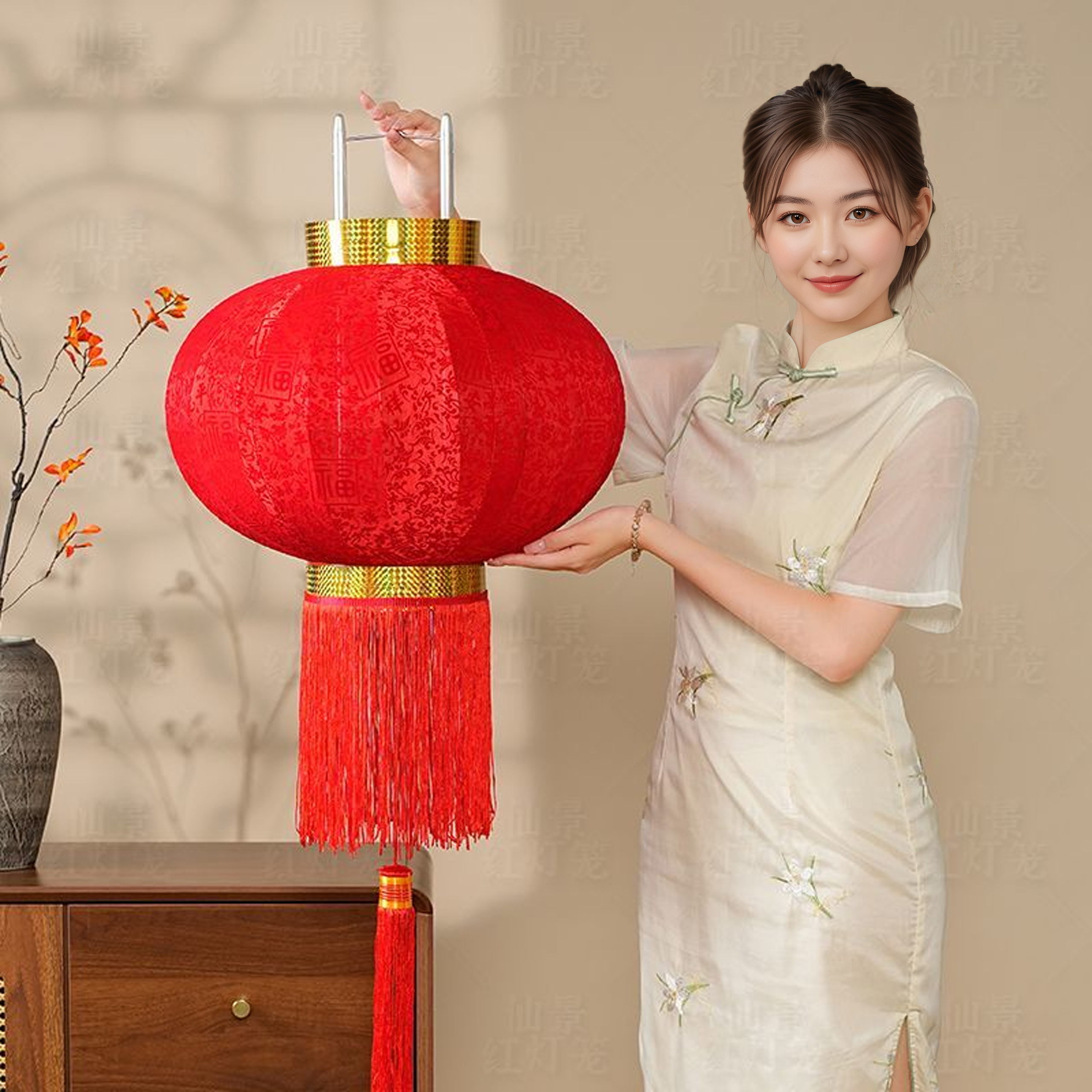 灯笼新款2026年中国风高端红灯笼大门口一对春节新年乔迁结婚装饰,节庆用品/礼品,灯笼,淘宝优惠券,粉丝福利购,淘宝优惠卷