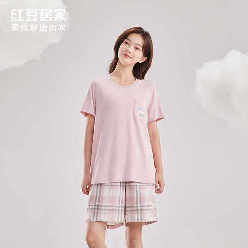 4J301男女情侣款新品短袖短裤