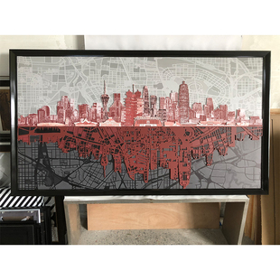 沙岩雕刻装饰画
