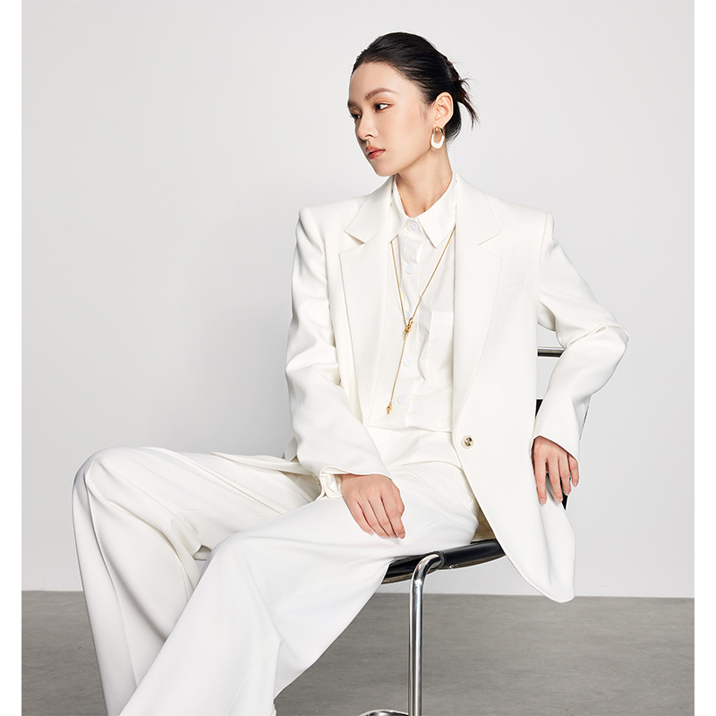 阔腿裤西装套装女高级感2025新款春秋时尚气质女神范高级休闲西服