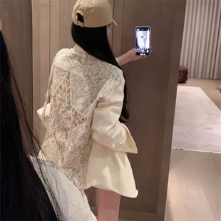 春夏五角星花园满印牛仔外套女美式复古宽松显瘦设计感洋气上衣