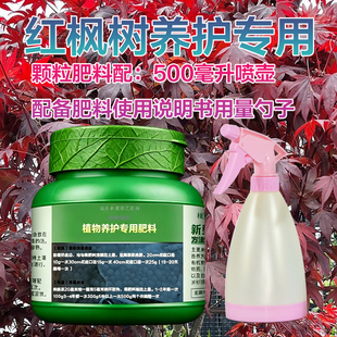 红枫树专用肥料盆栽羽毛枫树营养液叶面肥料卷曲尖焦枯萎叶面肥料