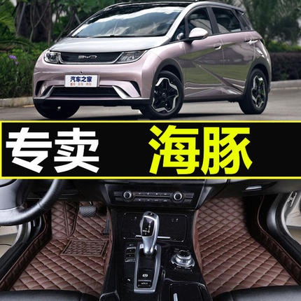 用于2021款比亚迪海豚全包围脚垫丝圈21汽车改装BYD用品 海豚专用
