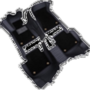 15-22年款进口福特猛禽F150皮卡车全包围脚垫羊绒款加厚地毯地垫