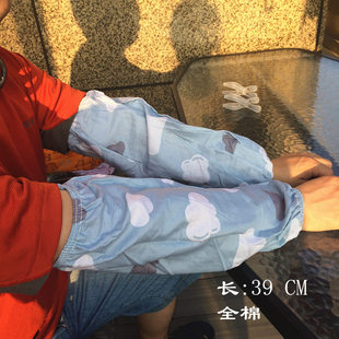 男女纯棉布劳保工作干活袖套 成人劳动防污实惠袖套套袖护袖直销