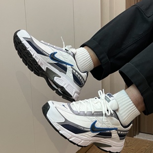 耐克Nike Initiator 复古白银蓝红 老爹鞋运动休闲跑鞋394055-101
