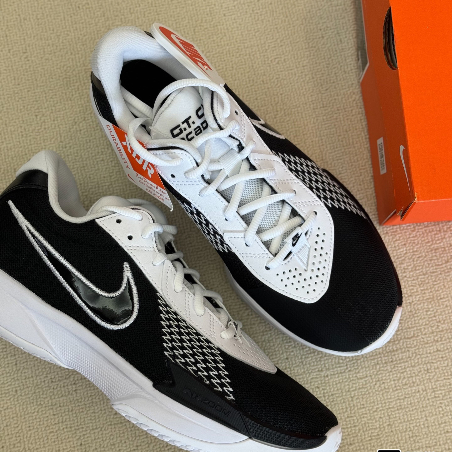 Nike Air Zoom GT Cut Academy简版男子低帮实战篮球鞋FB2598-003