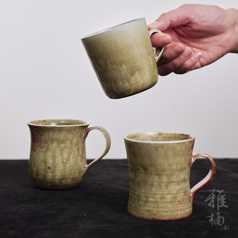 雅楠制 I 景德镇陶瓷柴烧手作手工马克杯裸烧陶瓷简单咖啡杯