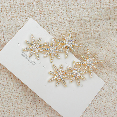 2025新款闪钻星星刘海鸭嘴夹