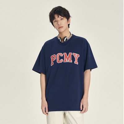 PCMY短袖街头情侣美式短袖T恤