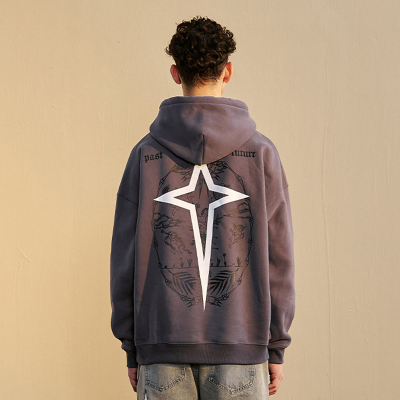 GRKC街头十字星帽衫卫衣