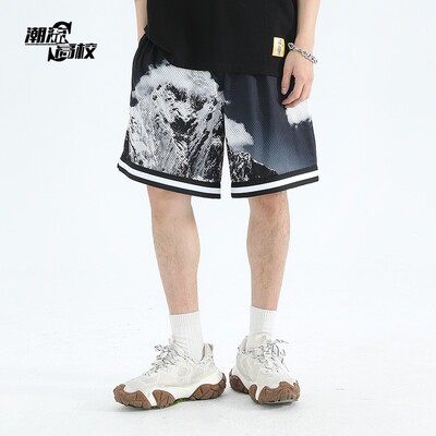 PCMY短裤网眼街头美式沙滩裤