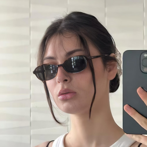 小框椭圆老钱风墨镜女欧美太阳镜2026新款高级感防紫外线防晒眼镜