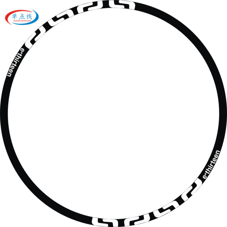 E13山地车碟刹油刹轮组贴纸自行车轮毂轮框轮子镂空雕刻转印贴纸