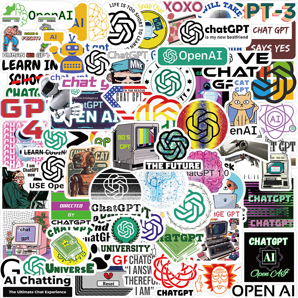 chat涂鸦GPt贴纸装饰贴画