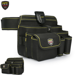 法斯特大号工具腰包多功能维修电工腰挂包含警示灯安全作业工具包