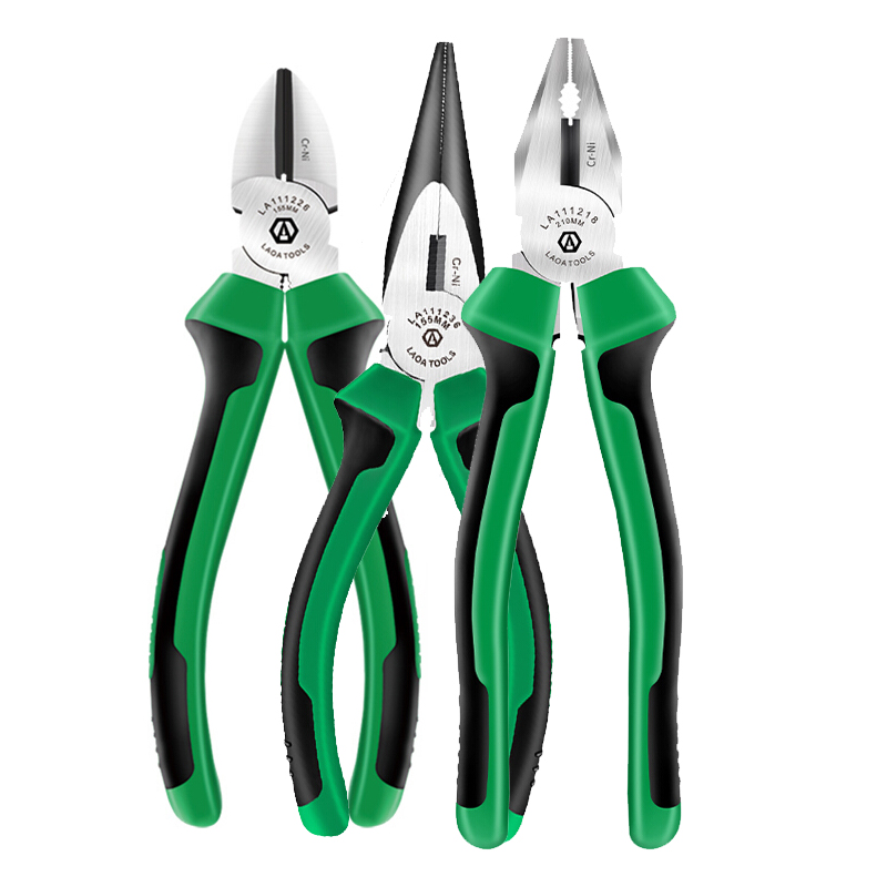 老A  工业级多功能钢丝钳钓鱼钳斜嘴钳尖嘴钳老虎钳斜口剪虎口钳