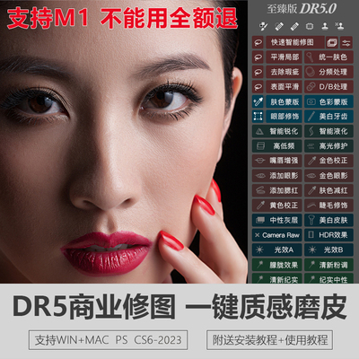 2025PS质感磨皮插件dr5加强版