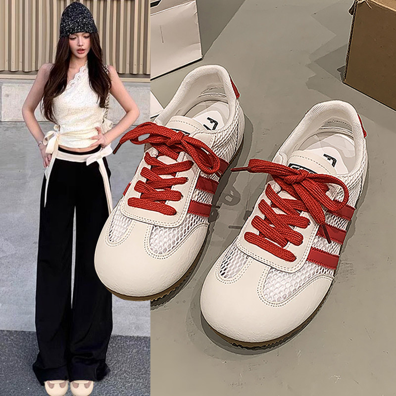 网面德训鞋女2025年夏季新款透气软底内增高轻便阿甘鞋休闲板鞋女,女鞋,德训鞋,淘宝优惠券,粉丝福利购,淘宝优惠卷