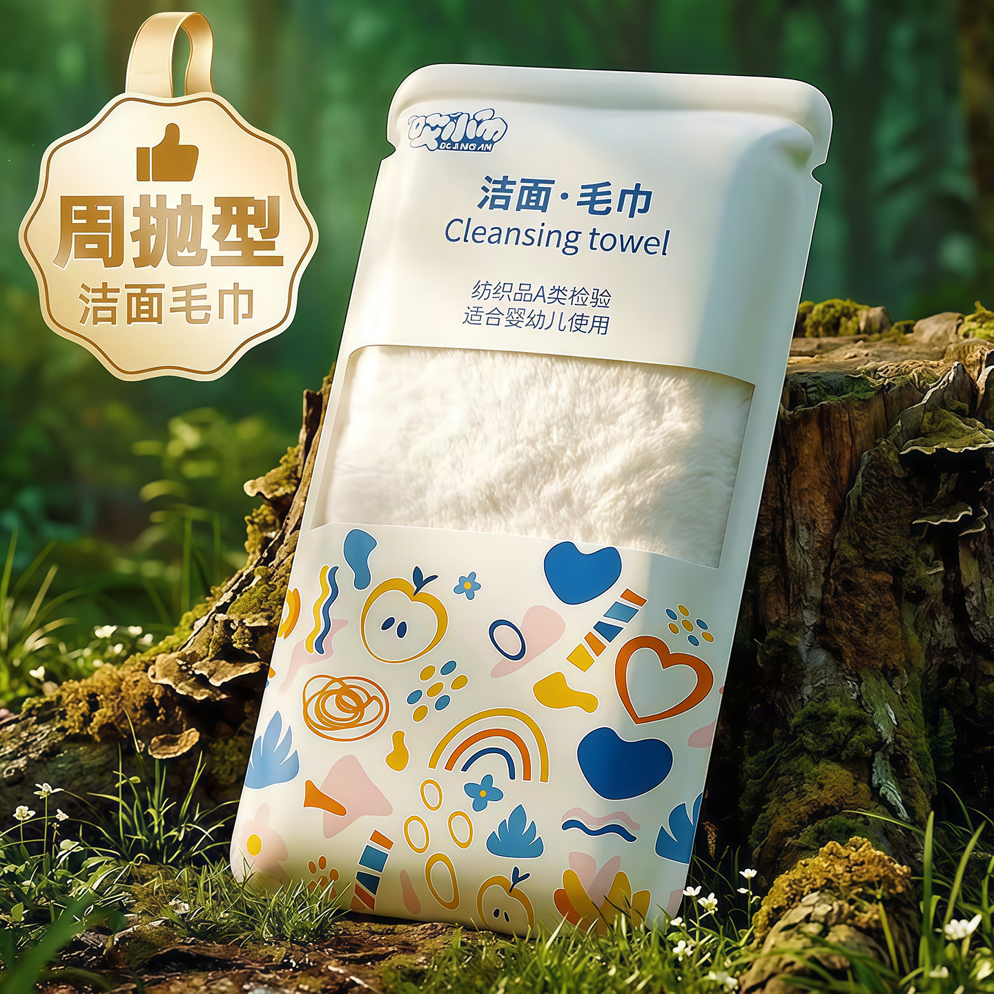 便携旅行装周抛洁面毛巾洗脸柔巾